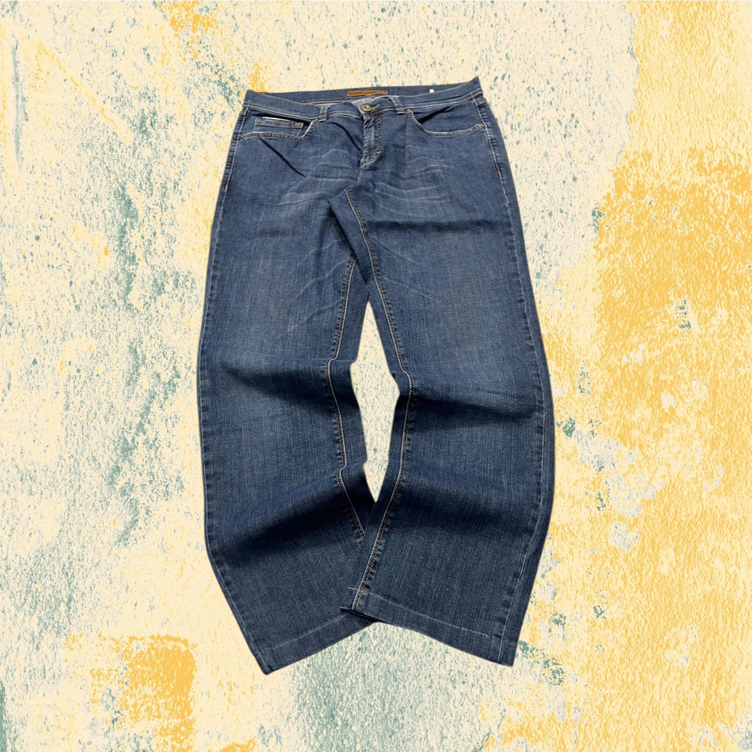 Denim Jeans Trussardi Dark Blue Straight Fit (L)