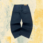 Denim Jeans Lacoste Baggy Fit Pants Dark Blu (L)