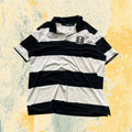 Polo Ralph Lauren Embroidered a Righe Nera e Bianca (XXL)