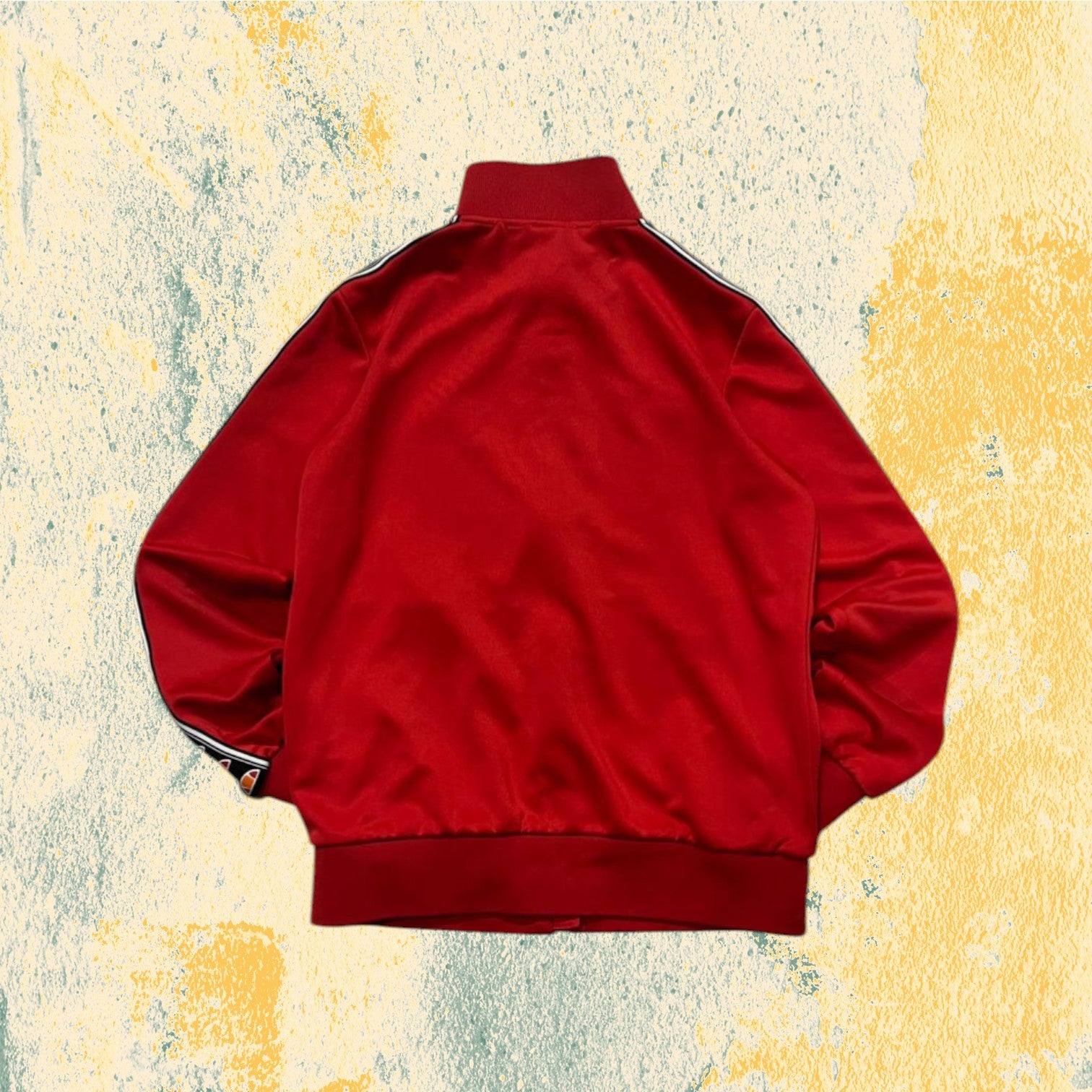 TrackJacket Ellesse Rossa - Felpa con Zip anni 2000 (XS)