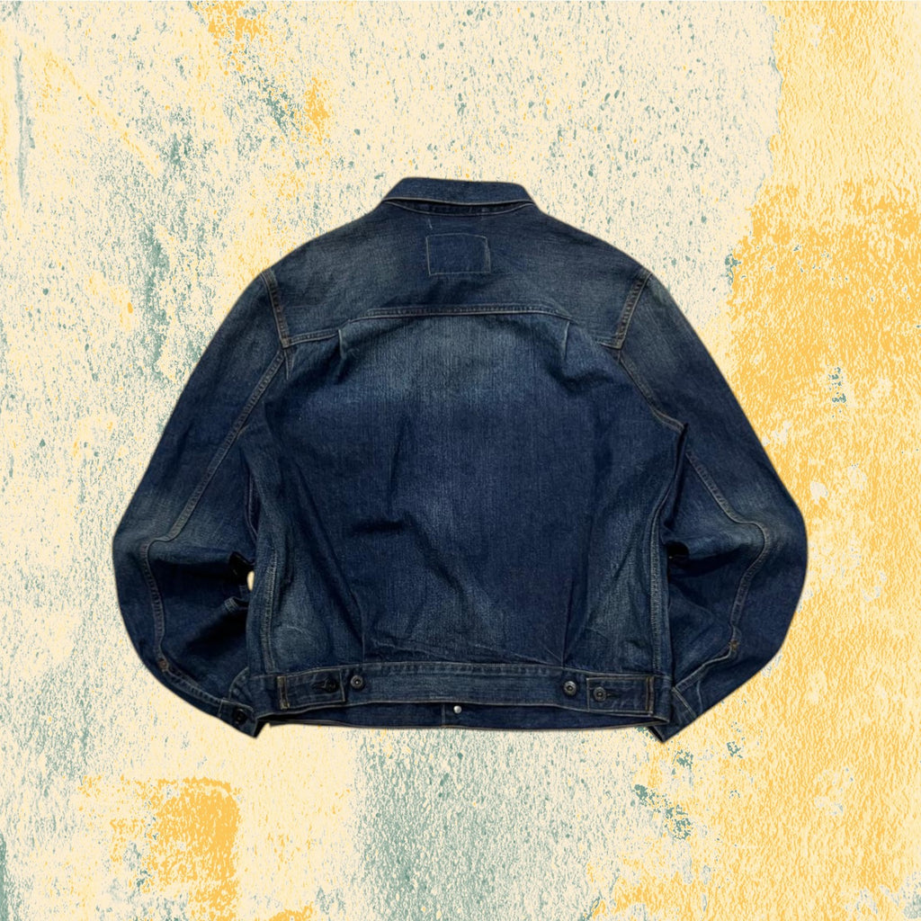 Levis Denim Jacket 201 Rare Piece Dark Wash (L)