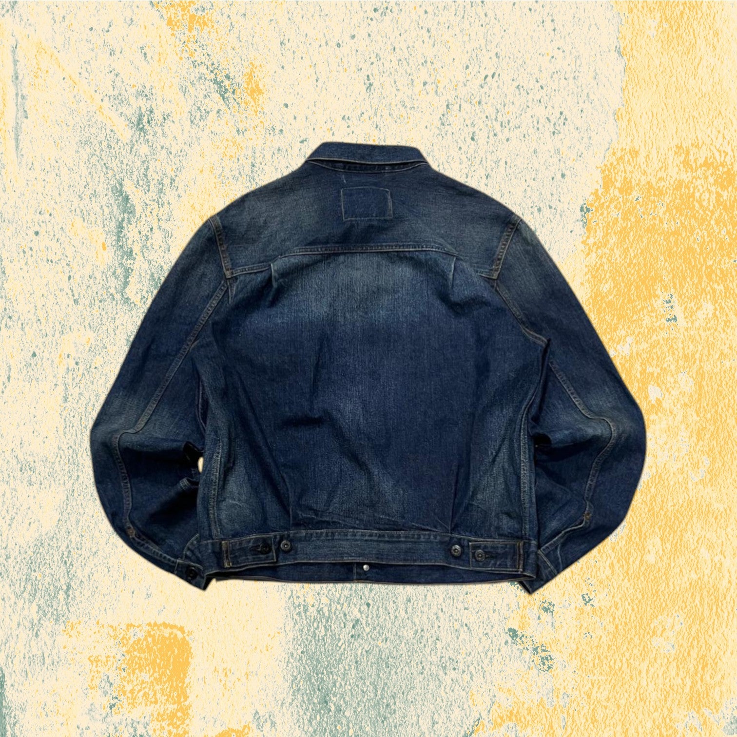 Levis Denim Jacket 201 Rare Piece Dark Wash (L)