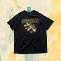 T-Shirt "Created to Worship" Vintage Printed Tee American Style (XL)