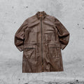 Capotto Lungo in Vera Pelle  (XL)
