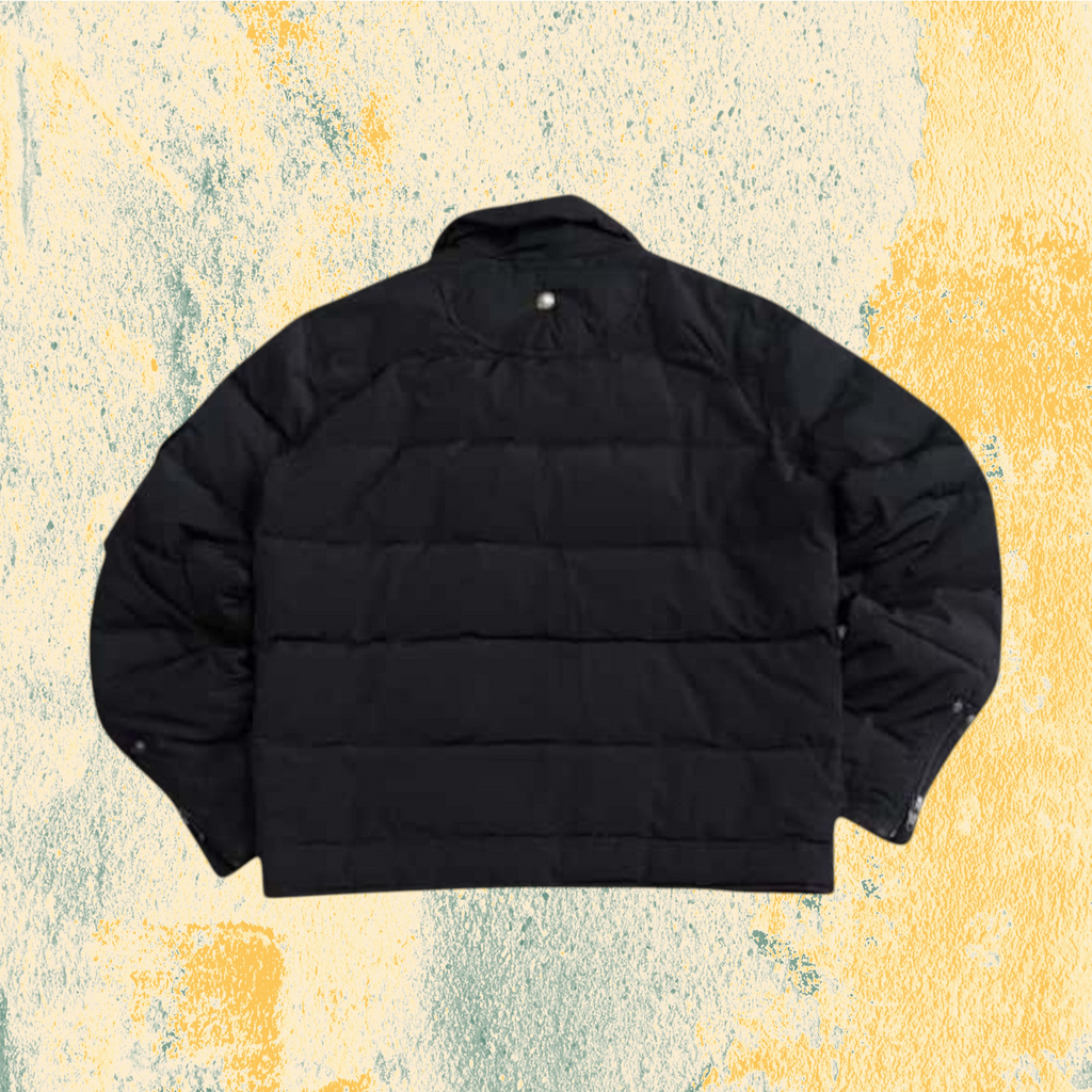 Bomber Giubbotto Nero Bomb Boogie Vintage Y2K 90s 2000s American Style Hip Hop Rave (M)