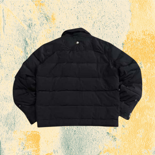 Bomber Giubbotto Nero Bomb Boogie Vintage Y2K 90s 2000s American Style Hip Hop Rave (M)