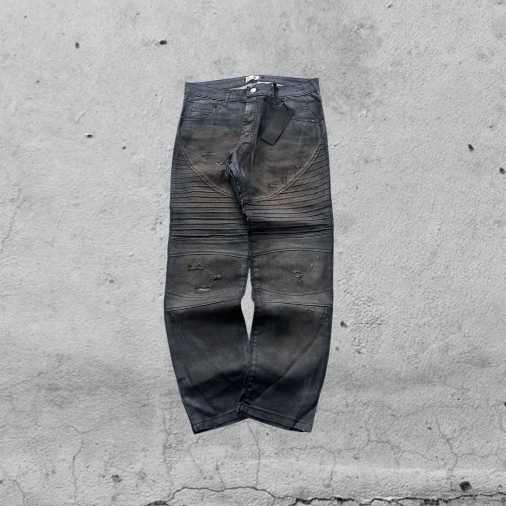 Denim Jeans Biker Skinny Fit Washed (S)