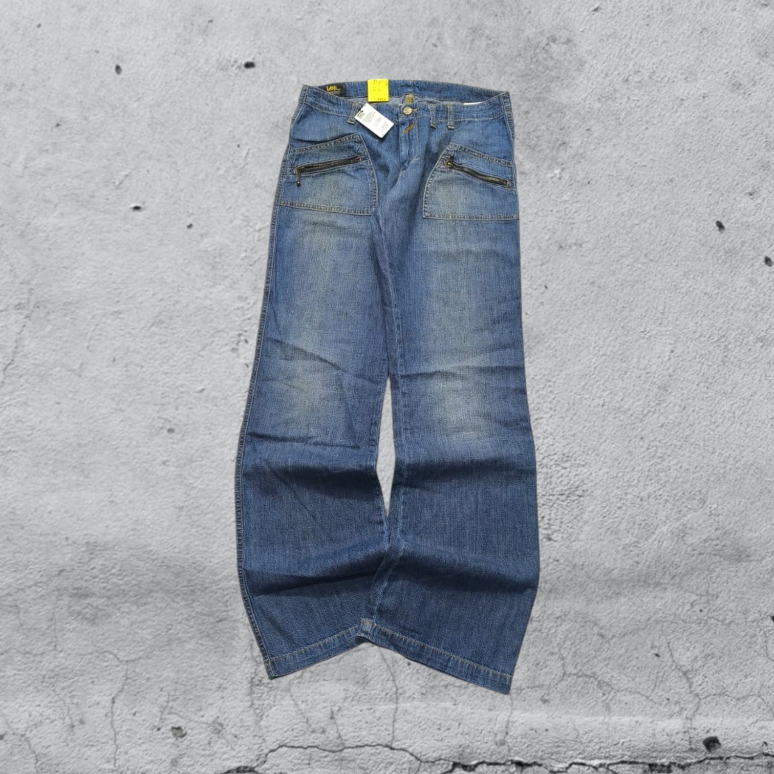 Denim Wrangler Jeans Baggy Fit Light Blue (S)