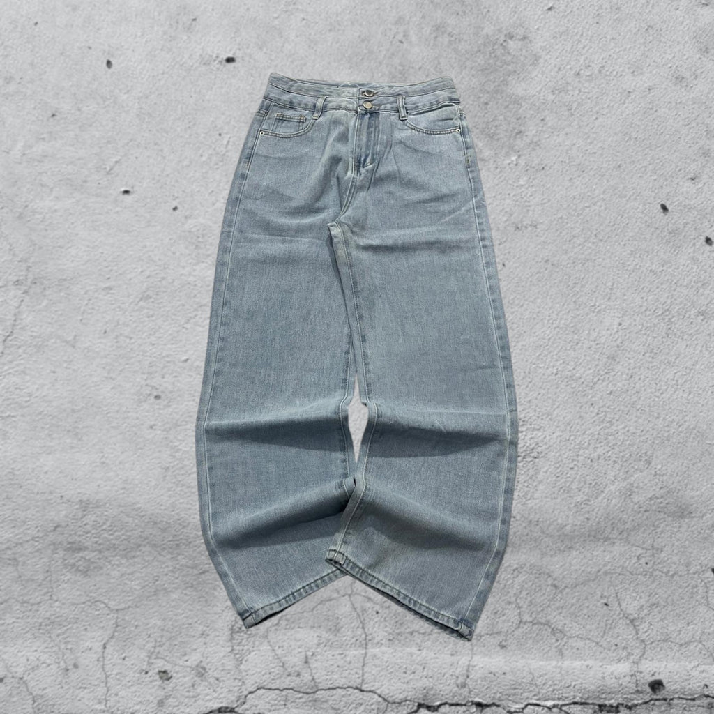 Denim Jeans Light Blue Straight Fit (XS)