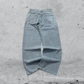 Denim Jeans Light Blue Straight Fit (XS)
