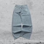 Denim Jeans Light Blue Straight Fit (XS)