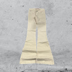 Cotton Denim Pants Embroidered Miss Sixty Baggy Fit Vintage Y2K 90s 00s Hip-Hop (XXS)