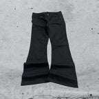 Denim Jeans Bootcut Flare Black  (S)