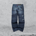 Denim Philipp Plein Embroidered Red  (M)