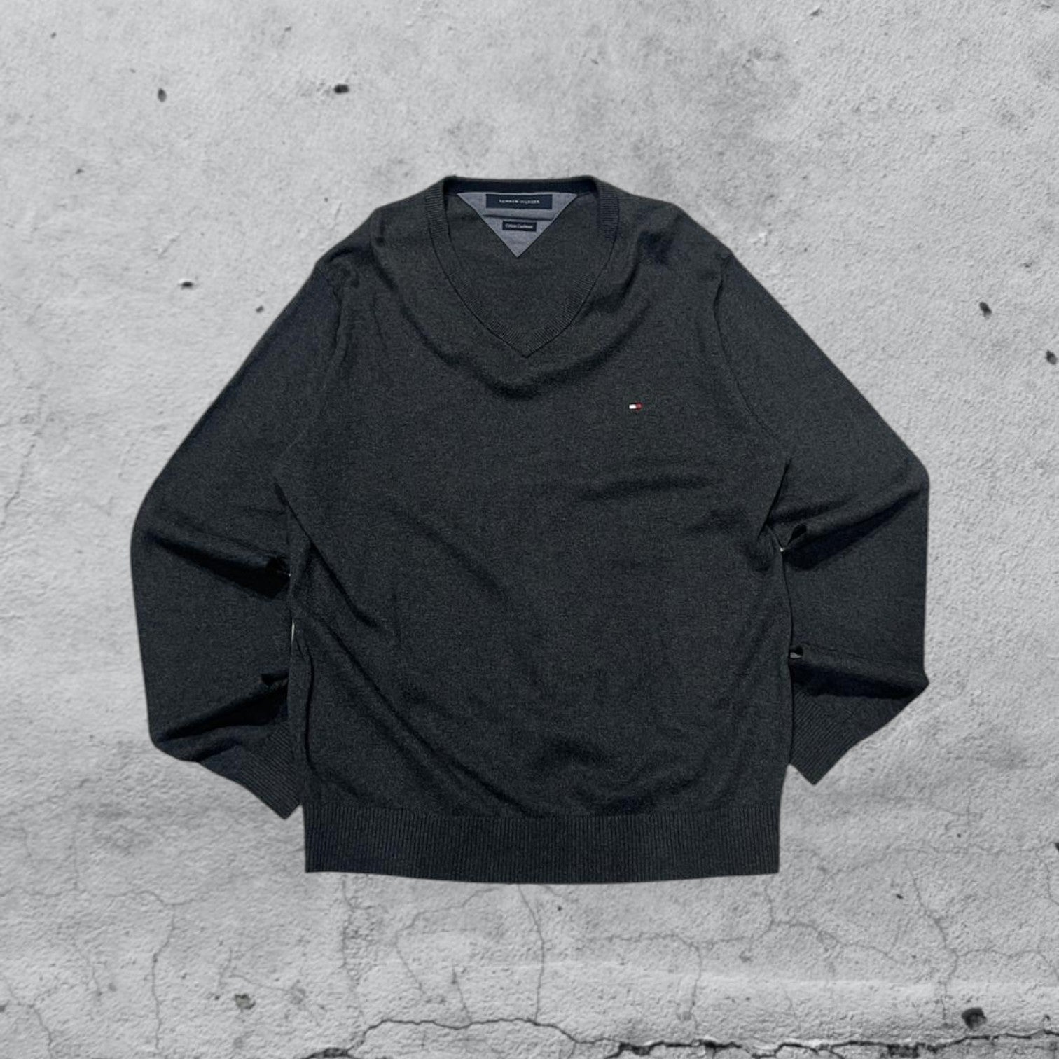 Maglione Tommy Hilfiger Sweater Scollo a V  (L)