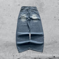 Denim Jeans Washed Blue Baggy Fit (XS)