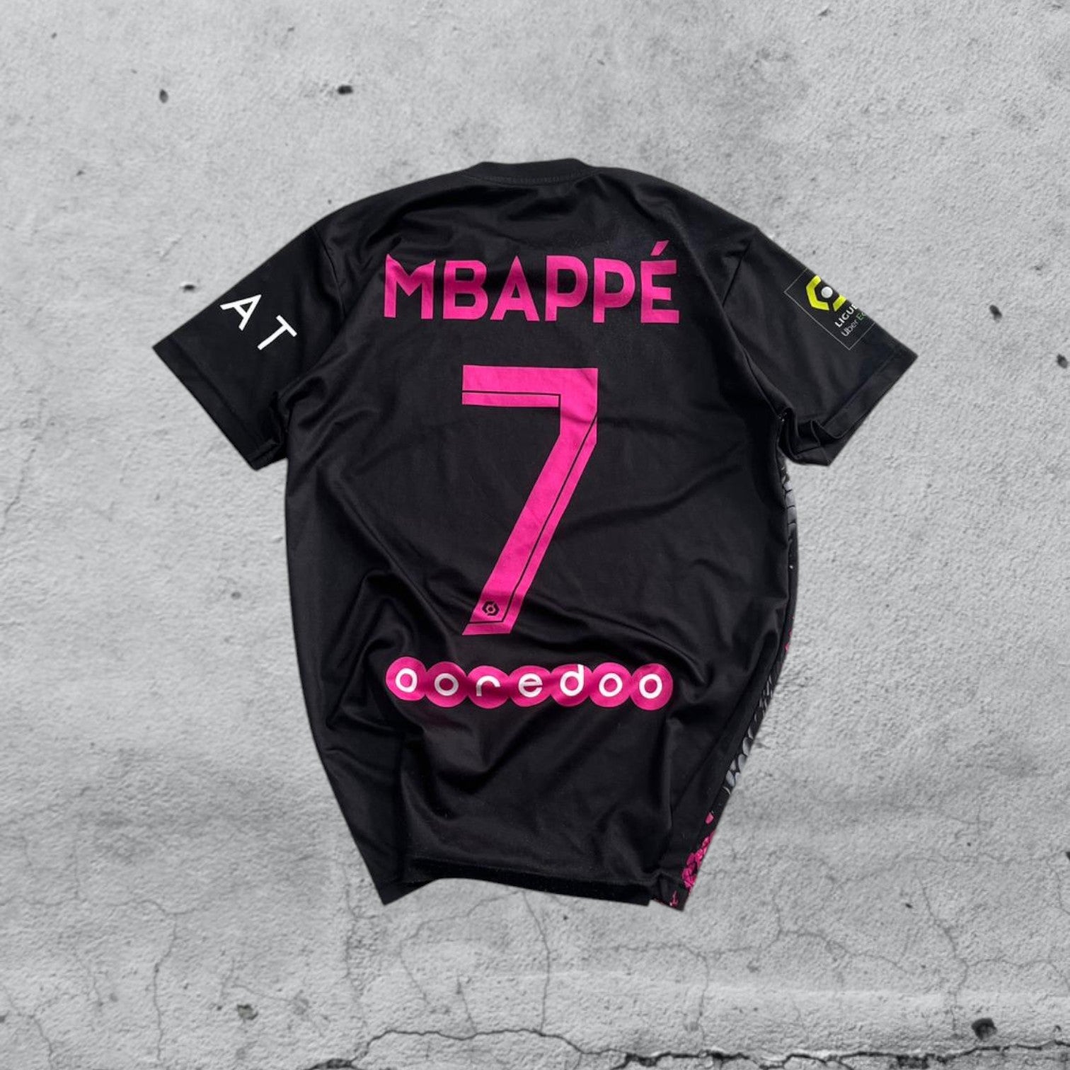 T-Shirt PSG Paris "Mbappè 7" Football Vintage Y2K 90s 2000s American Style (M)