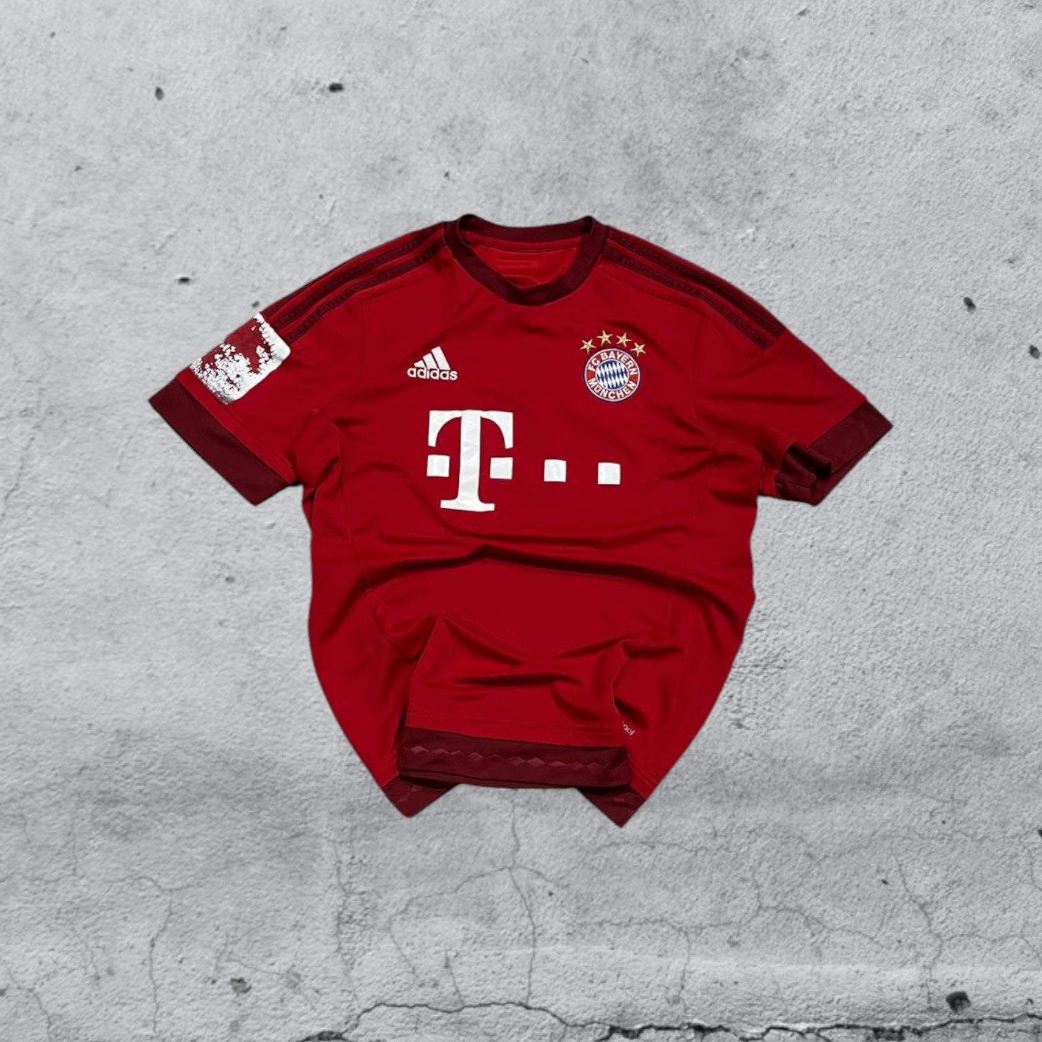 T-Shirt Football Bayern Monaco "18" Vintage Y2K 90s 2000s American Style (L)