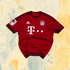 T-Shirt Football Bayern Monaco "18" Vintage Y2K 90s 2000s American Style (L)