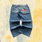 Denim Jeans Baggy Fit ZuElements Embroidered (L)