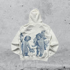 Felpa 361 Angler White/Blu NEW Oversize (XXL)