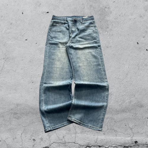 Denim Jeans Baggy Fit Light Wash (S)