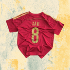 T-Shirt Spain Adidas "Xavi 8" Football Vintage Y2K 90s 2000s American Style (S)