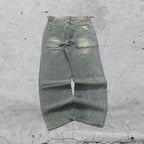 Denim Jeans Stone Wash Rotture Baggy Fit (S)