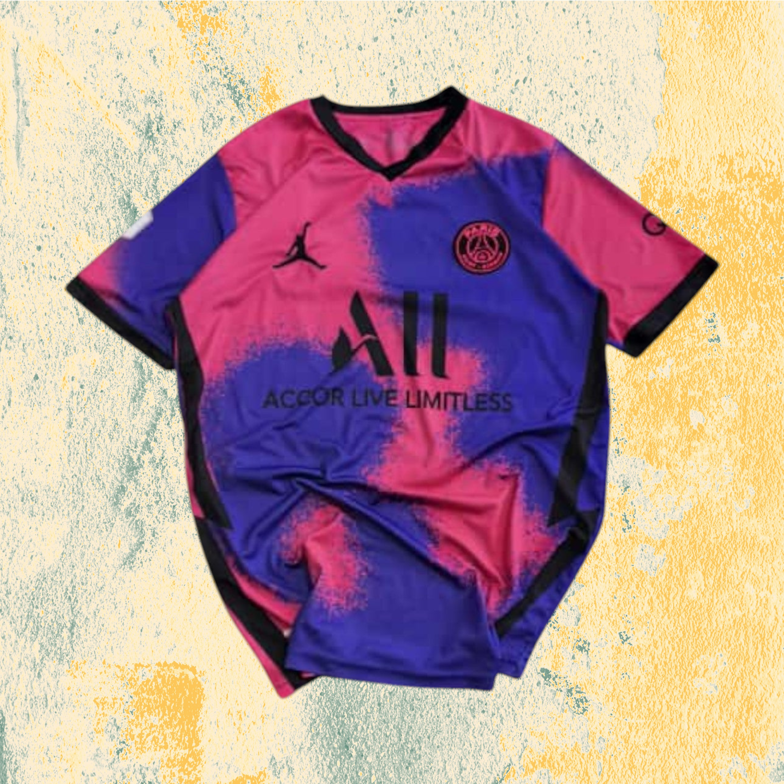 T-Shirt Nike PSG "Mbappe 7" Football Vintage Y2K 90s 2000s American Style (S)