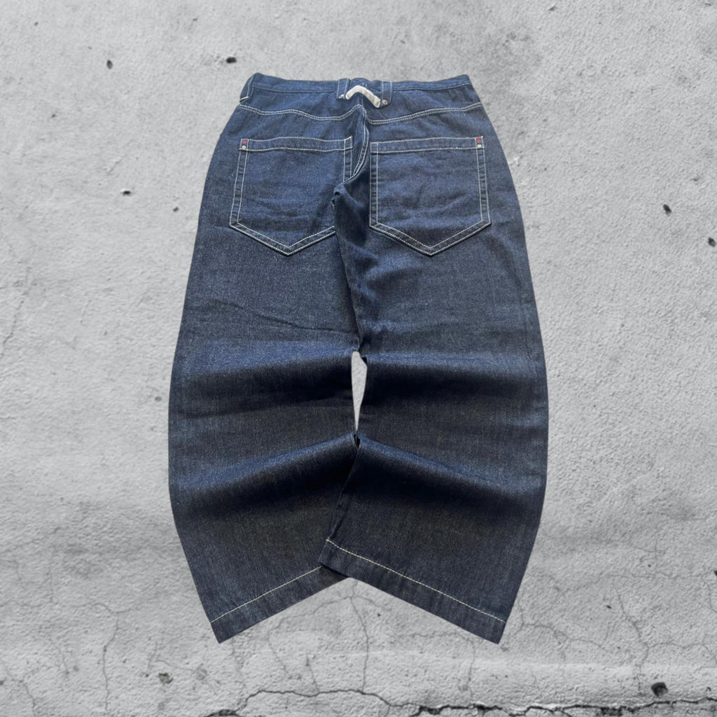 Denim Jeans Super Baggy Dark Blu (XXL)