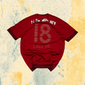 T-Shirt Football Bayern Monaco "18" Vintage Y2K 90s 2000s American Style (L)