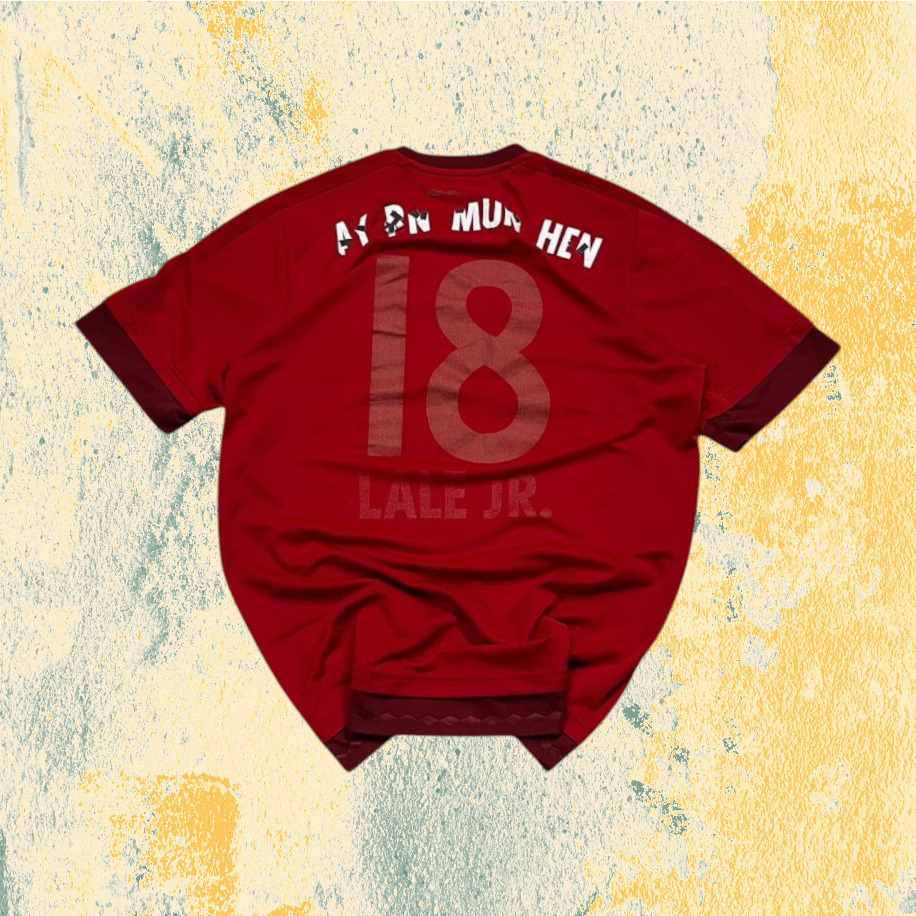T-Shirt Football Bayern Monaco "18" Vintage Y2K 90s 2000s American Style (L)