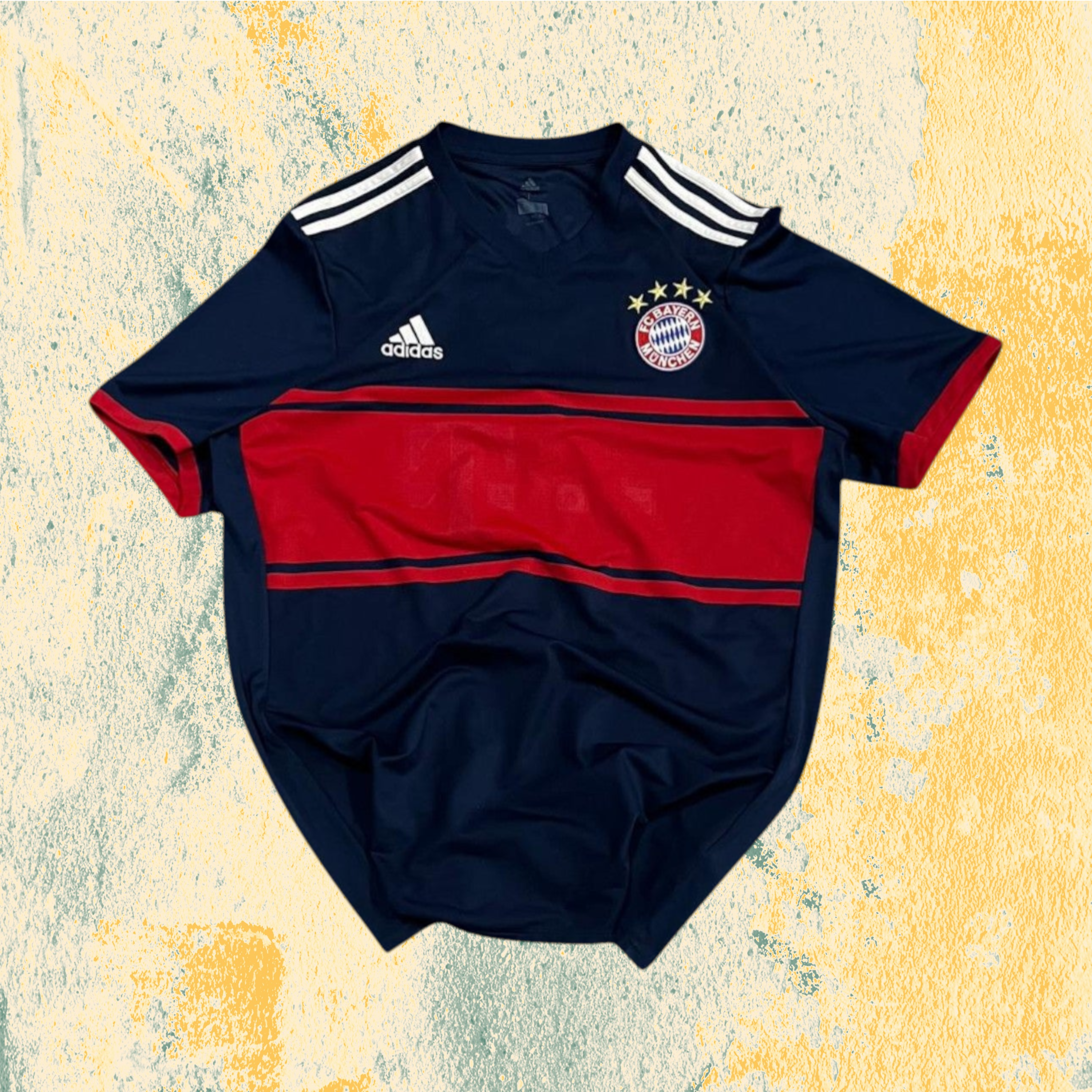 T-Shirt Adidas Bayern Monaco Football Vintage Y2K 90s 2000s American Style (L)