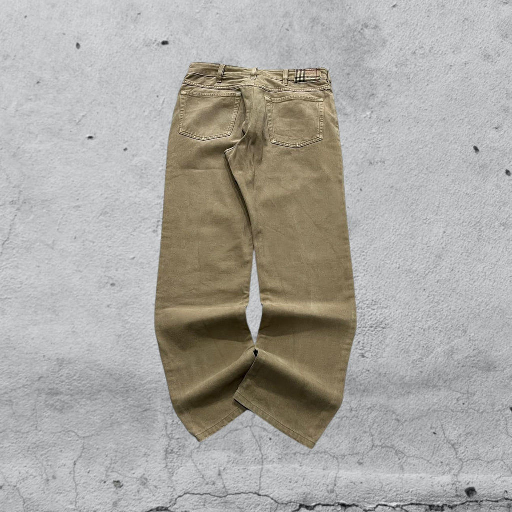 Pants Burberry Brown Straight Fit  (M)