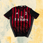 T-Shirt Adidas x Milan Football Vintage Y2K 90s 2000s American Style (M)