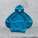 Tuta Completa Blu Cotton TrackSuit Baggy Fit Hoodie (L)