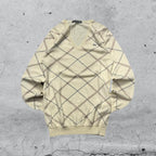 Maglione Lacoste A Quadri Scollo a V (M)