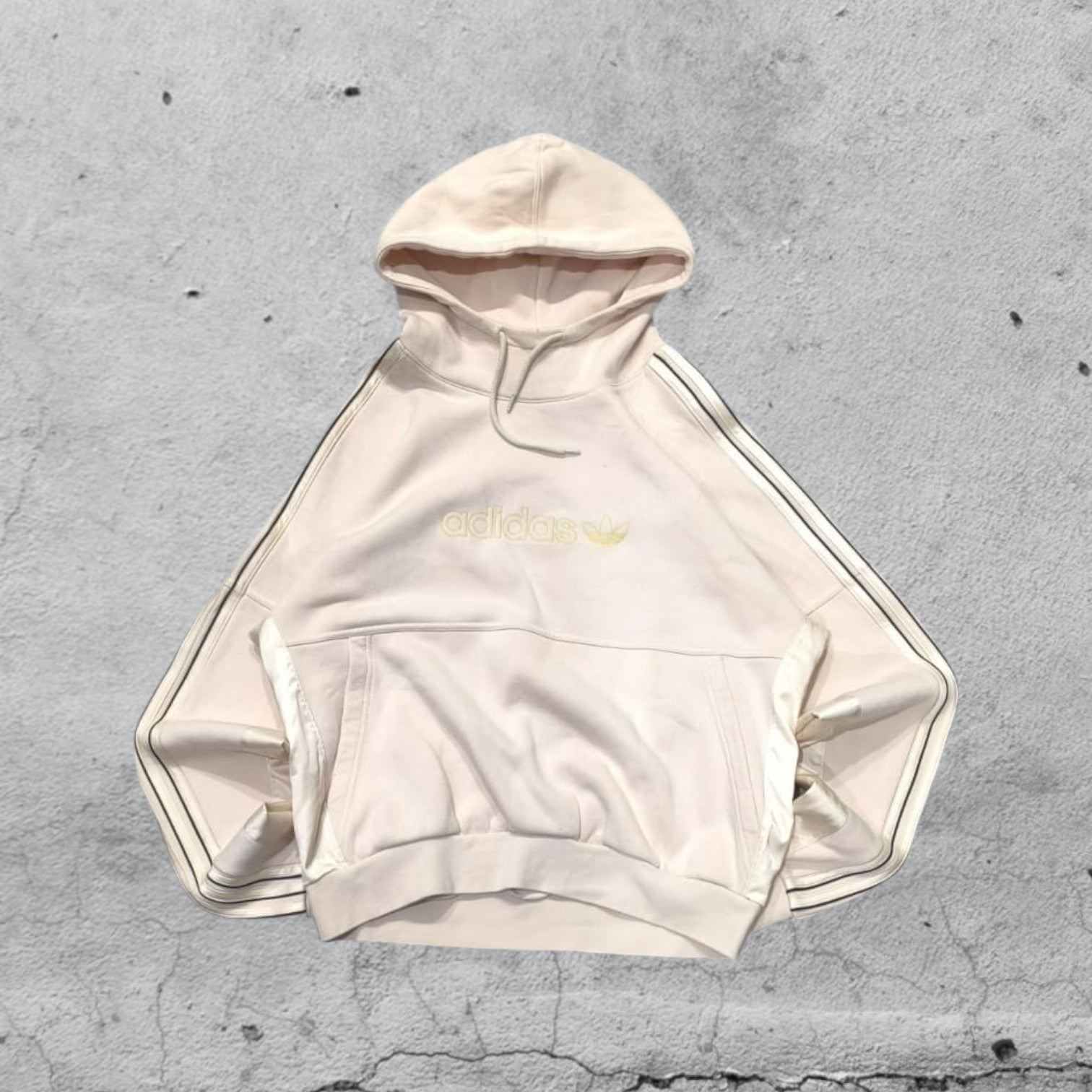 Felpa Adidas Panna Ricamata (M)