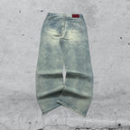 Denim Jeans Stone Wash Baggy Fit (XS)