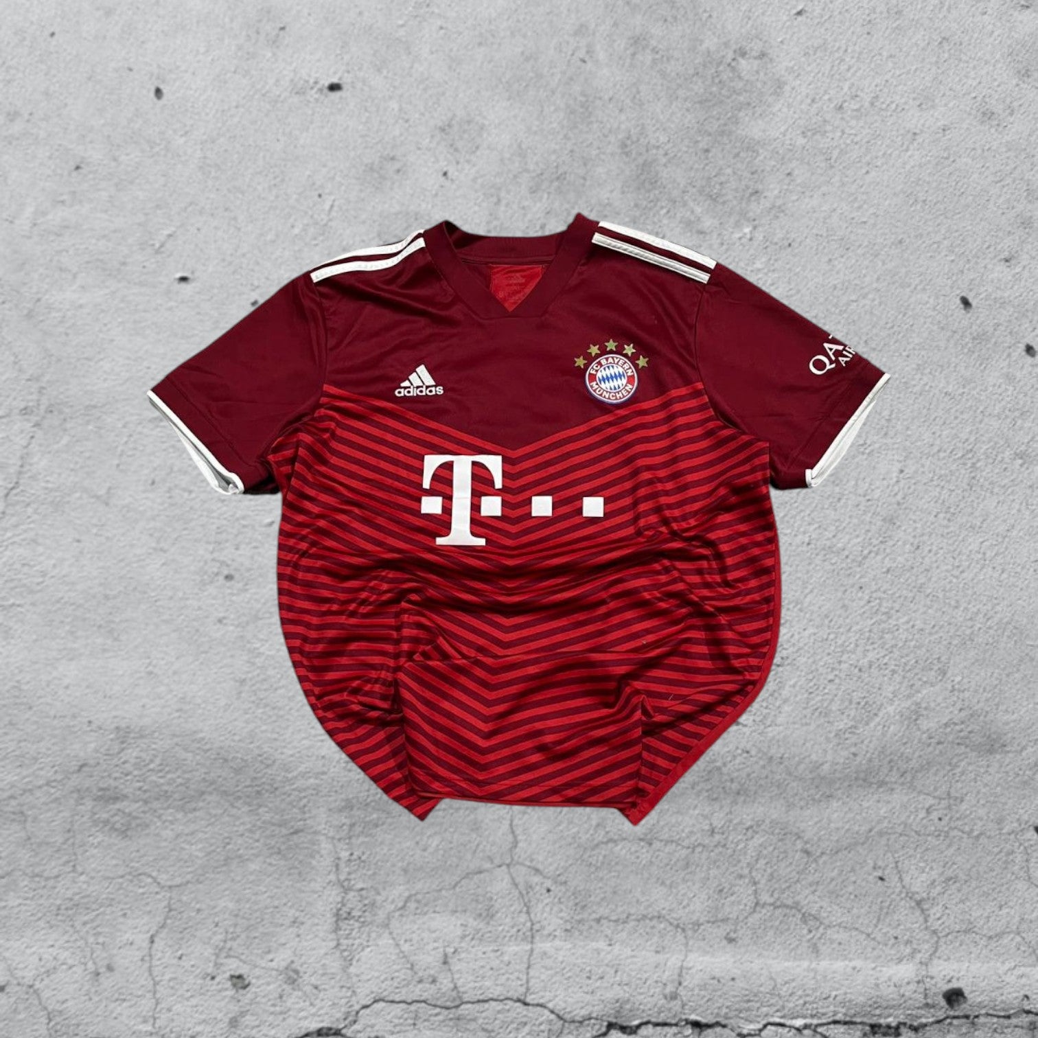 T-Shirt Adidas Bayern Monaco "Stefan 99" Football Vintage Y2K 90s 2000s American Style (L)