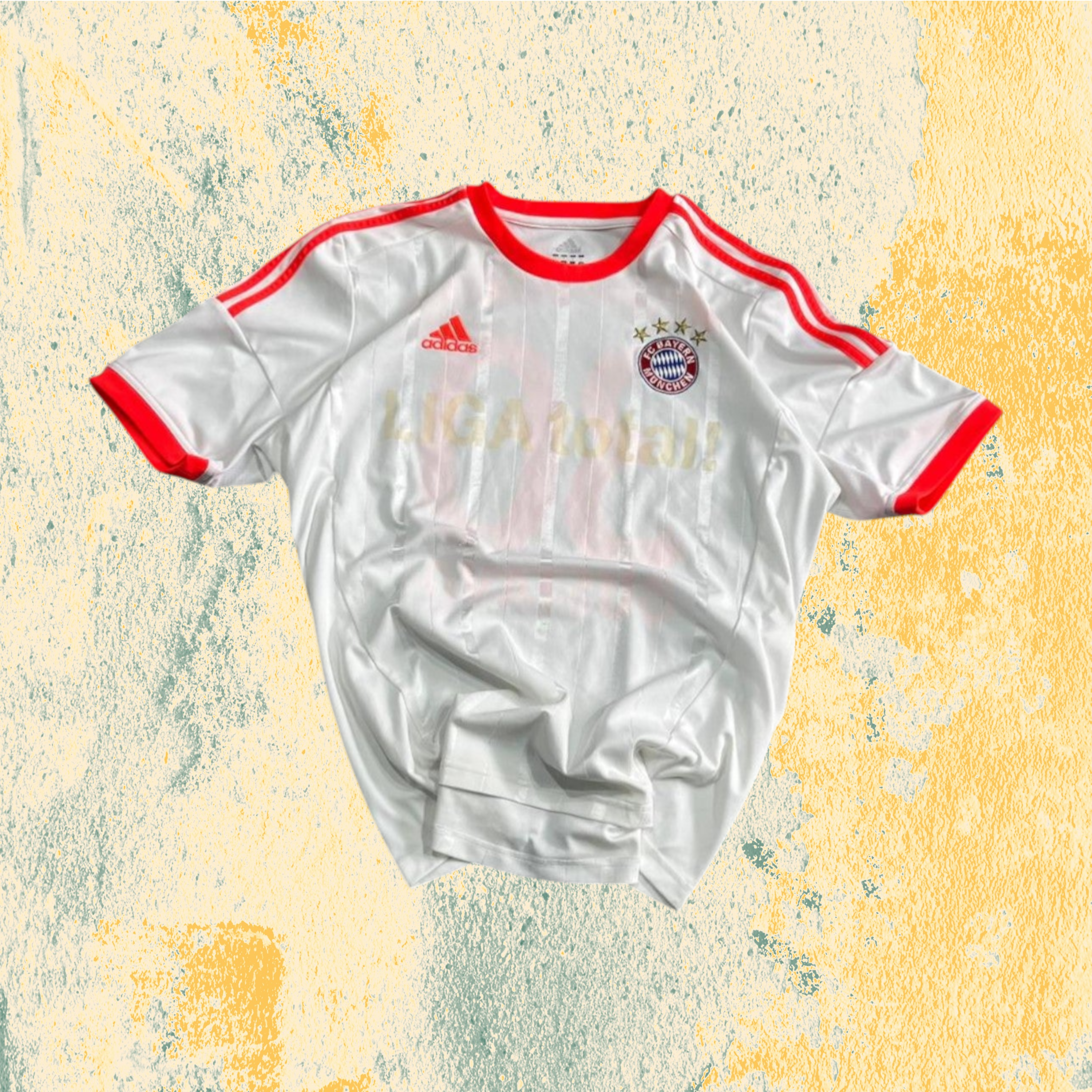 T-Shirt Adidas Bayern Monaco "Gustavo 30" Football Vintage Y2K 90s 2000s American Style (L)