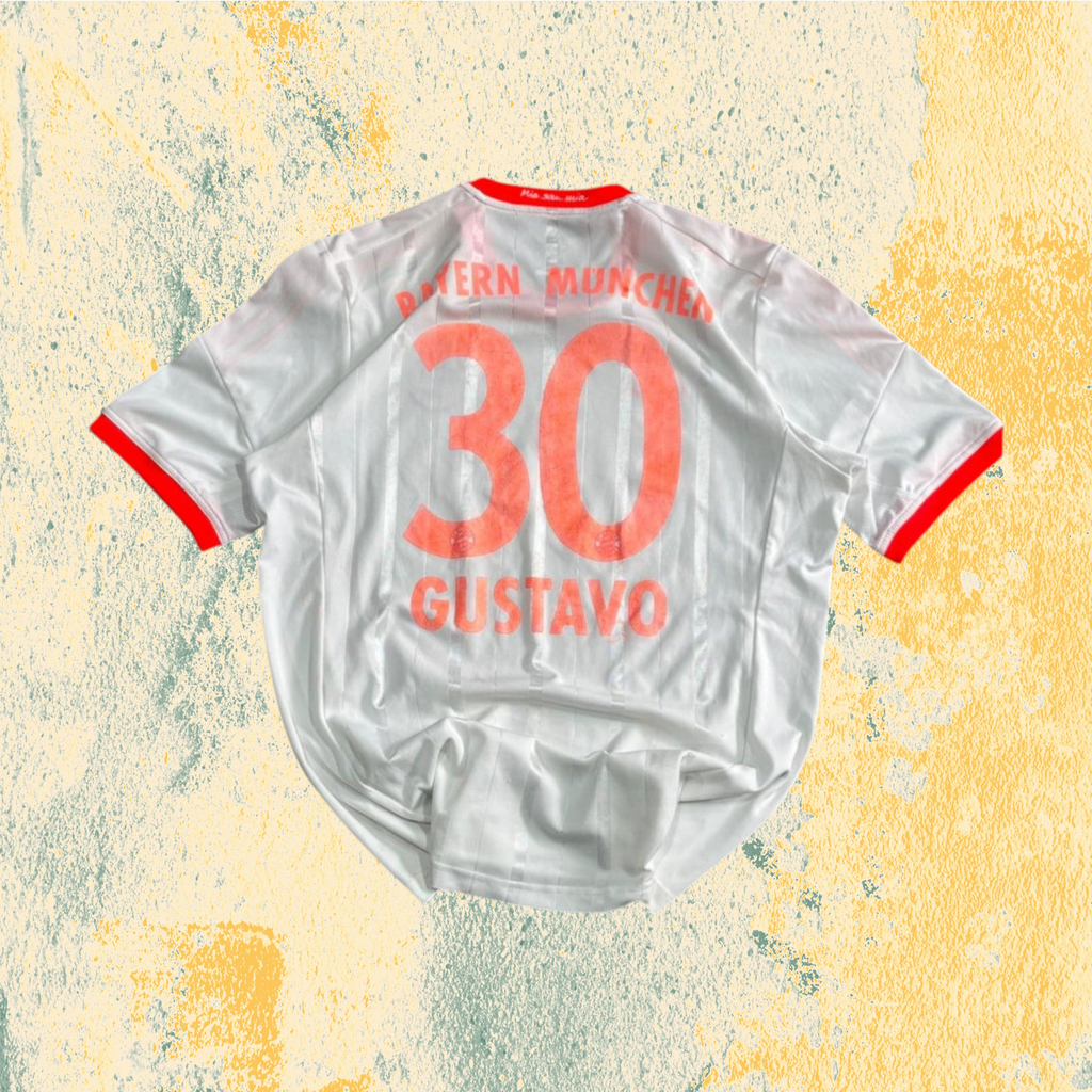 T-Shirt Adidas Bayern Monaco "Gustavo 30" Football Vintage Y2K 90s 2000s American Style (L)