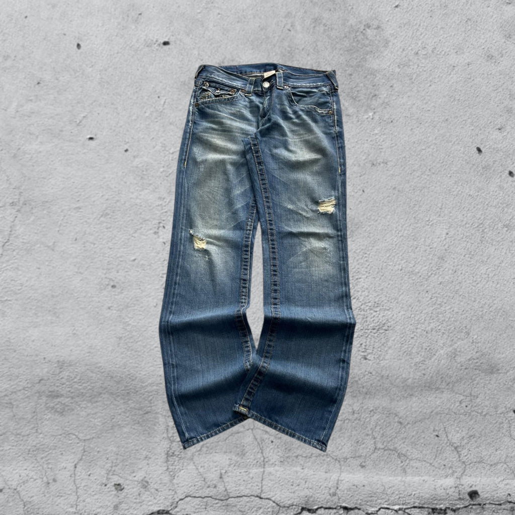 Denim Jeans True Religion Washed Baggy Fit (M)