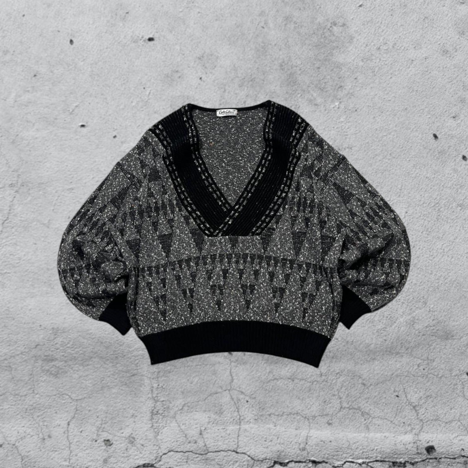 Maglione Scollo a V Carlo Colucci in Lana (XL)