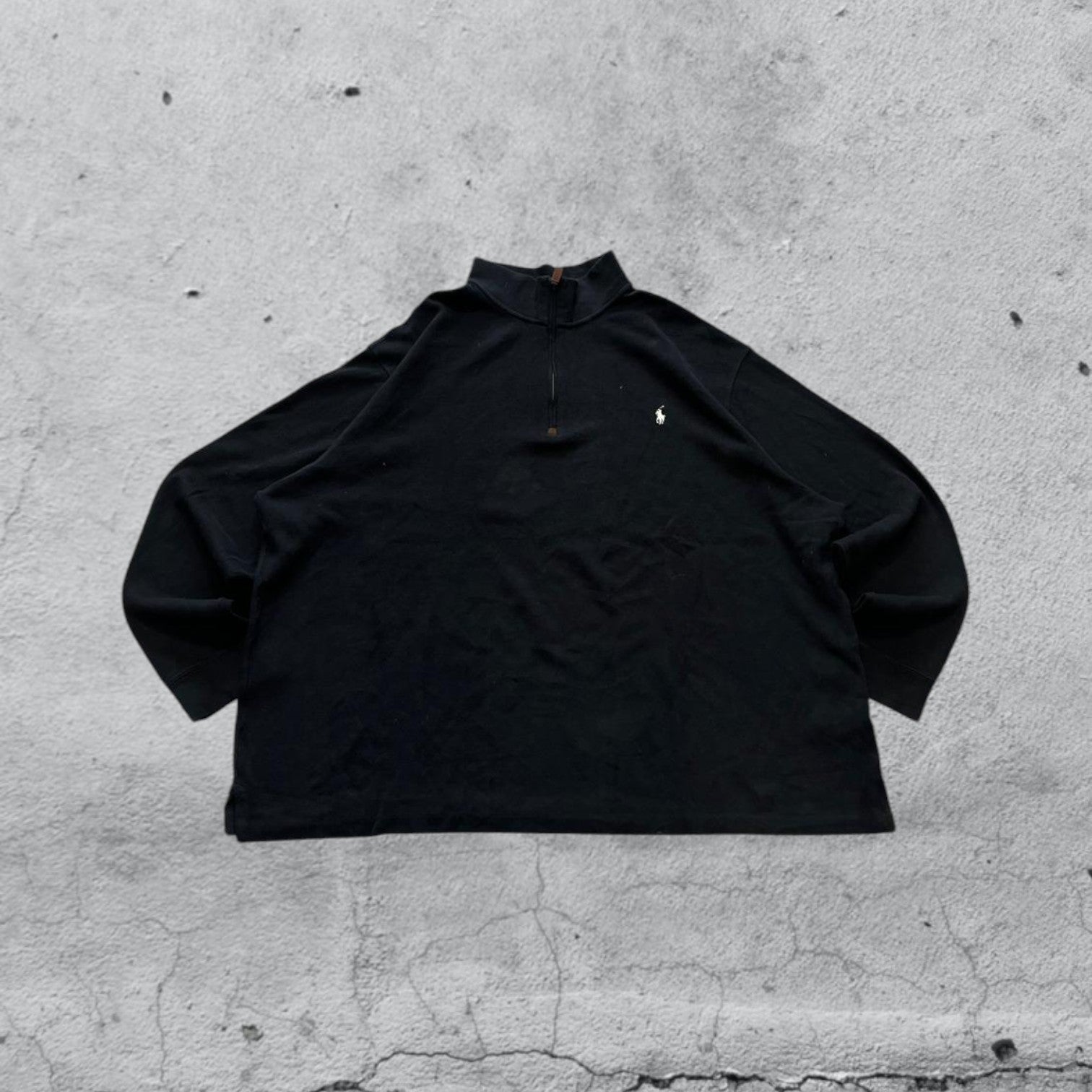 Maglione Polo Ralph Lauren 1/4 Zip White Pony (4XL)