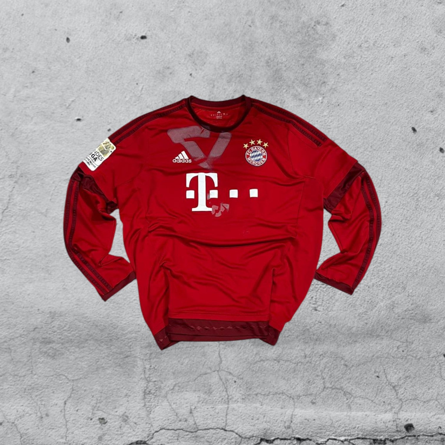 T-Shirt Bayern Monaco Adidas "Boateng 17" Football Vintage Y2K 90s 2000s American Style (XL)