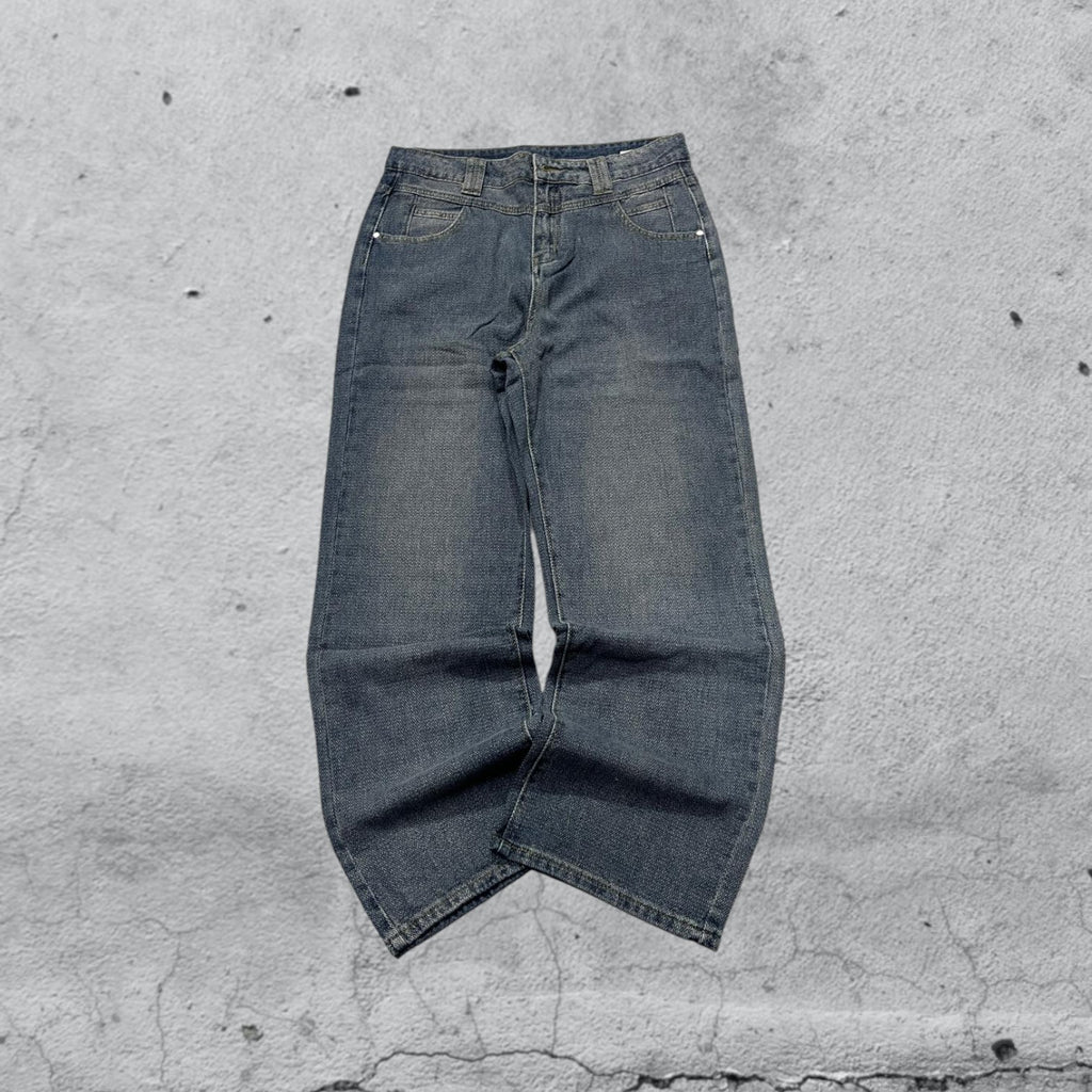 Denim Jeans Particular Washed Baggy Fit (XS)