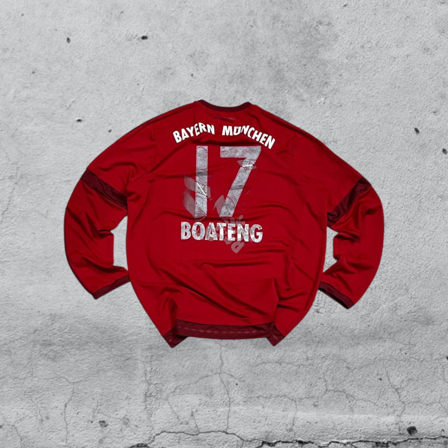 T-Shirt Bayern Monaco Adidas "Boateng 17" Football Vintage Y2K 90s 2000s American Style (XL)