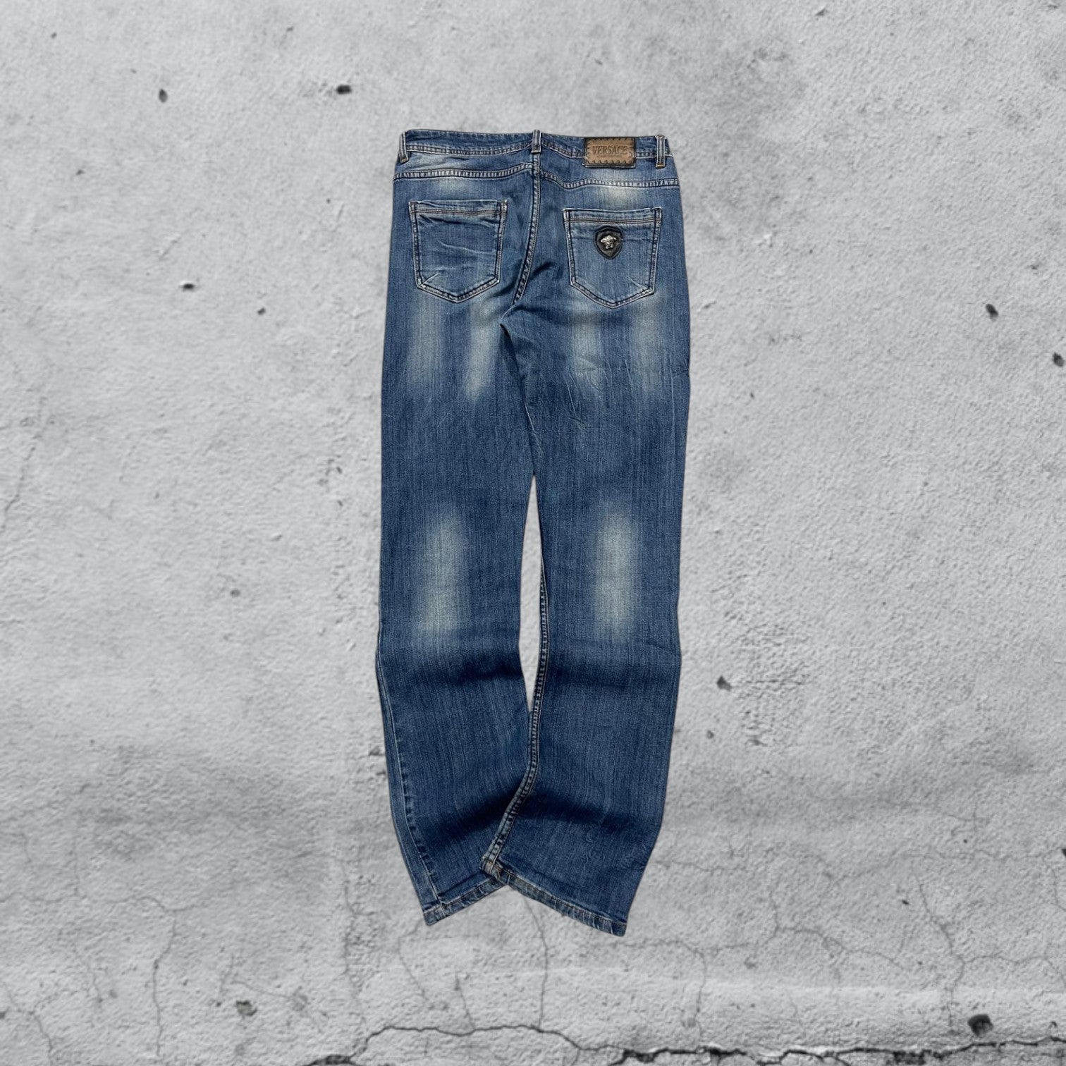 Denim Jeans Versace Straight Fit Washed (M)