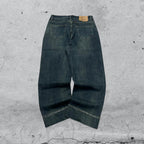 Denim Stone Wash Straight Fit (S)
